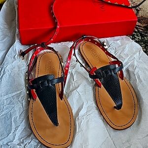 valentino garavani crisscross strap shoes